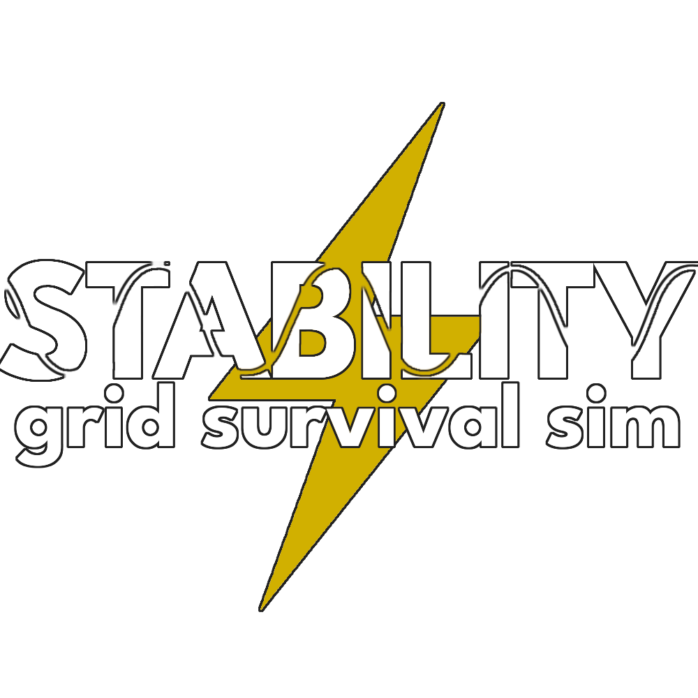 STABILITY: Grid Survival Game Logo