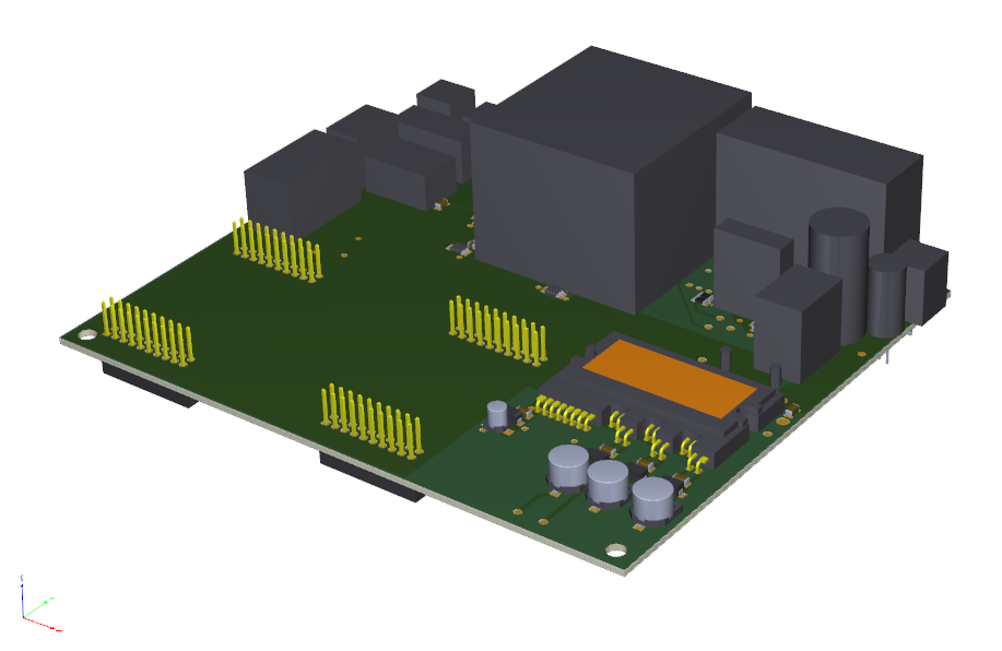 E-Bike PCB CAD Render